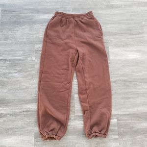 Chocolate Oversized SHEIN Quoted Sweats